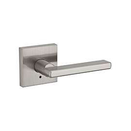 Kwikset 155HFL SQT 15 Privacy Lever, 2 Grade, Satin Nickel