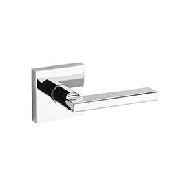 Kwikset Signature Series 154HFL SQT-26 Passage Closet Lever, 4-15/32 in L Lever, Polished Chrome