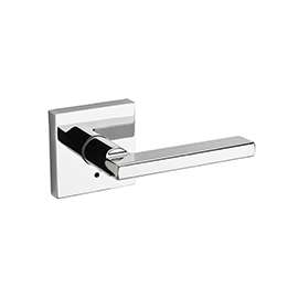 Kwikset 155HFL SQT-26 Privacy Lever, 2 Grade, Polished Chrome
