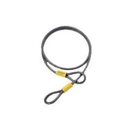Schlage 999263 Flexible Cable Lock, 3/8 in Dia Shackle, Steel Body