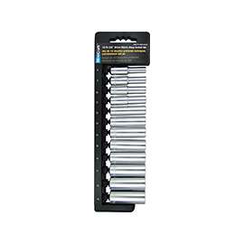 Vulcan TS1012MD Socket Set, Chrome Vanadium Steel, Chrome