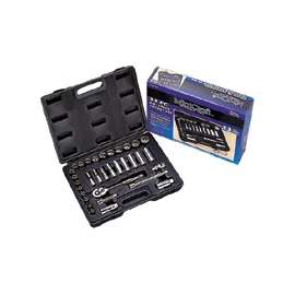 Vulcan TS1033 Socket Set, Chrome Vanadium Steel, Chrome