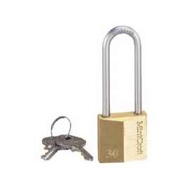 ProSource Padlock, Keyed Alike Key, Long Shackle, 3/16 (4.8) in (mm) Dia Shackle, 2-1/4 (55.1) in (mm) H Shackle