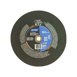NORTON 89390 Abrasive Wheel, 10 in Dia, 3/32 in Thick, 5/8 in Arbor, Aluminum Oxide Abrasive
