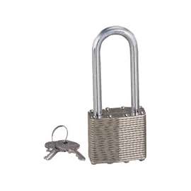 ProSource Padlock, Long Shackle, 1/4 (6.3) in (mm) Dia Shackle, 2-3/4 (69.6) in (mm) H Shackle
