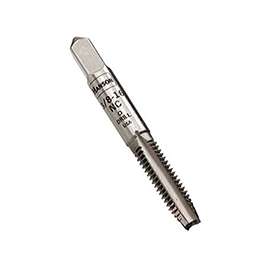 IRWIN 8123 Fractional Tap, 1/4 in- 28 NF Thread, Plug Tap Thread, 4-Flute, HCS