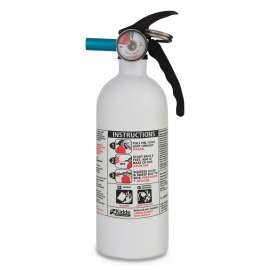 FX511 Automobile Fire Extinguisher, 5 B:C, 100psi, 14.5h x 3.25 dia, 2lb