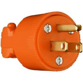15A 125V ORG 3Wire Plug