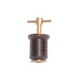 US Hardware M-008C Drain Plug, T-Handle, Stainless Steel, For: 1 in Dia Drain
