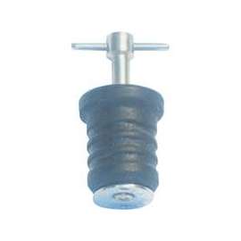 US Hardware M-162C Drain Plug, T-Handle, Brass, For: 1 in Dia Drain
