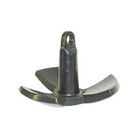 US Hardware M-231B River Anchor, Red, Cast Iron, PVC-Coated
