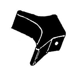 US Hardware M-279C Trailer Bow Stop, Rubber