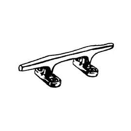 US Hardware M-282C Hollow Base Cleat, Screw Mounting, Stainless Steel