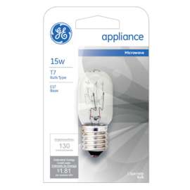 GE 15W Tube Appl Bulb