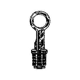 US Hardware M-278C Drain Plug, Corrosion-Resistant, Stainless Steel, For: 1 in Dia Drain