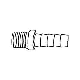 US Hardware M-325C Hose Barb, Brass