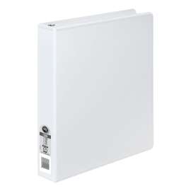368 Basic Round Ring Binder, 3 Rings, 1" Capacity, 11 x 8.5, White