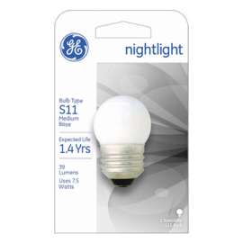 GE 7-1/2W Night Bulb