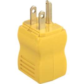15A125V YEL Straig Plug