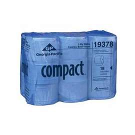 Compact Coreless High Capacity Bathroom Tissue, 4.05 x 3.85, 506.25 ft
