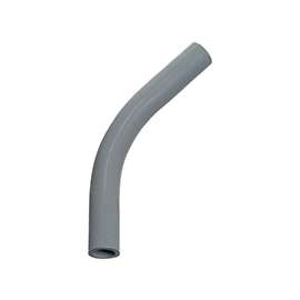Carlon UA7AK-CAR Conduit Elbow, 45 deg Angle, PVC, Gray
