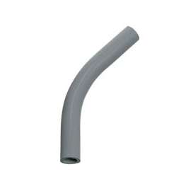 Carlon UA7AL-CAR Conduit Elbow, 45 deg Angle, PVC, Gray