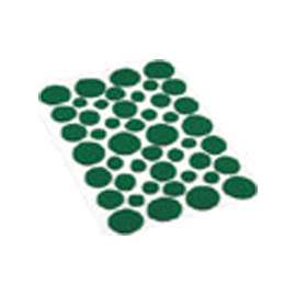 Shepherd Hardware 9423 Furniture Pad, Felt Cloth, Green, Round