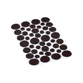 Shepherd Hardware 9425 Furniture Pad, Felt Cloth, Brown, Round