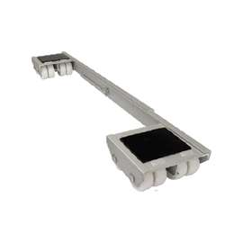 Shepherd Hardware 9603 Appliance Roller, 2000 lb Load, Aluminum, White