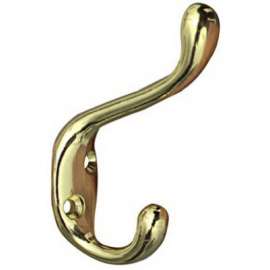 HD BRS Coat/Hat Hook