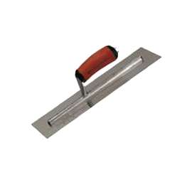 Marshalltown MXS62D Finishing Trowel, 12 in L Blade, 4 in W Blade, Spring Steel Blade, Square End, Curved Handle