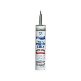 DAP PHENOSEAL 04102 Vinyl Adhesive Caulk, Gray, 48 hr Curing, -20 to 180 deg F, 10 oz Cartridge