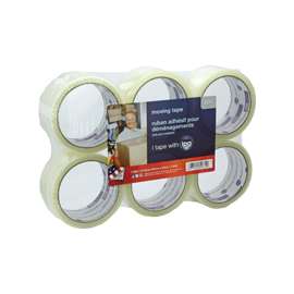IPG 2662 Sealing Tape, 54.6 yd L, 1.88 in W, Polypropylene Backing, Clear