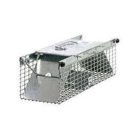 Havahart 1025 Small Animal Trap, 17-1/2 in L, 5.76 in W, 7.22 in H, Spring Loaded Door