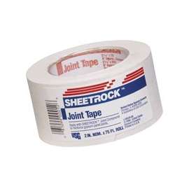 USG 380041024 Joint Tape, 75 ft L, 2-1/16 in W, 0.01 mm Thick, Solid, White