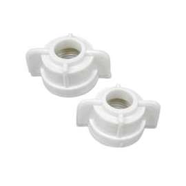 ProSource Faucet Coupling Nut, White