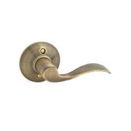 Schlage Accent Series F170 ACC 609 RH Dummy Lever, Zinc, Antique Brass