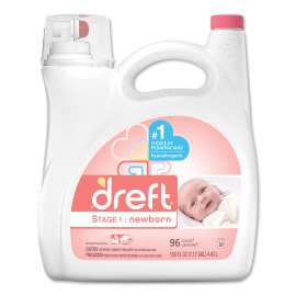 Ultra Laundry Detergent, Liquid, Baby Powder Scent, 150 oz Bottle, 4/Carton