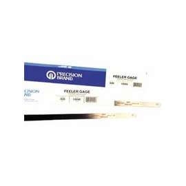 Flat Length Steel Feeler Gauges, 0.020 in, 12 in Length