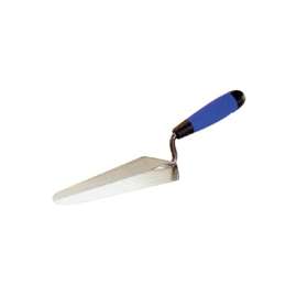 Vulcan 36707 Gauging Trowel, 7 in L Blade, 3.5 in W Blade, Curved End, Ergonomic Handle, Plastic Handle