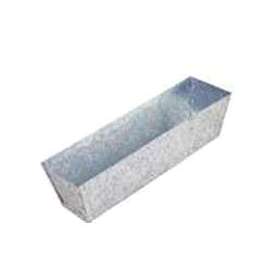 Vulcan 15003 Drywall Mud Pan, 150 cu-in Capacity, 12-7/8 in L Bottom, 3 in W Bottom, Galvanized Steel