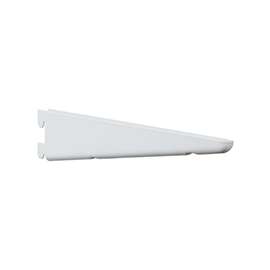 Knape & Vogt 182 182 WH 9 Shelf Bracket, 9.23 in L, Steel