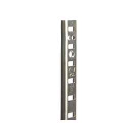 Knape & Vogt 255 PK255 ZC 36 Shelf Standard, 500 lb, 23 ga Thick Material, 5/8 in W, 36 in H, Steel, Zinc