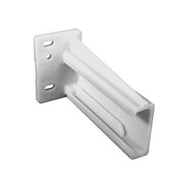 Knape & Vogt 1284-4WP Drawer Bracket, 75 lb Weight Capacity, Plastic, Epoxy-Coated