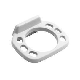 Boston Harbor L3657C-51-07 Toothbrush/Tumbler Holder, Zinc, White, Wall Mounting