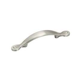 Amerock BP1590G10 Cabinet Pull, 1 in Projection, Zinc, Satin Nickel