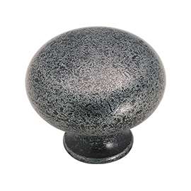 Amerock BP771WI Cabinet Knob, 1-1/8 in Projection, Zinc, Wrought Iron