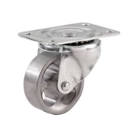 Shepherd Hardware 9176 Swivel Caster, 2-1/2 in Dia Wheel, 1 in W Wheel, Cast Iron Wheel, 175 lb