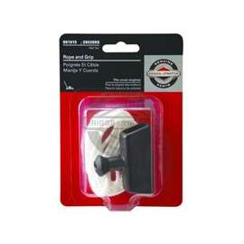 BRIGGS & STRATTON 5042K Rope and Handle Grip, Pull, Nylon/Rubber, For: 2 to 4 hp Briggs & Stratton Engines