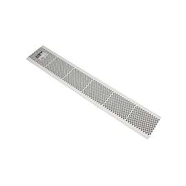 Amerimax 85370 Gutter Guard, 3 ft L, 2 in W, PVC, White